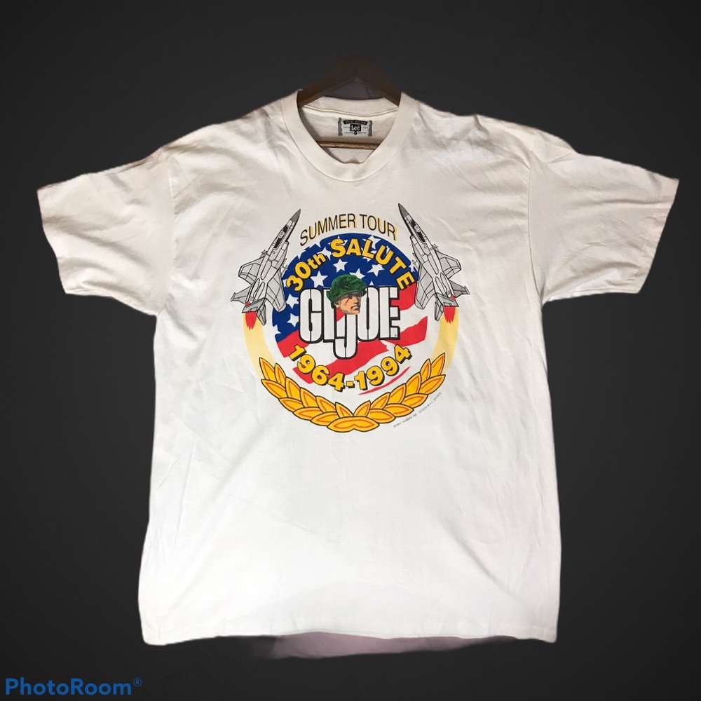 Vintage 1994 G.I Joe Salute the Troops T-Shirt